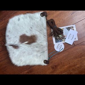 Leather cowhide purse
